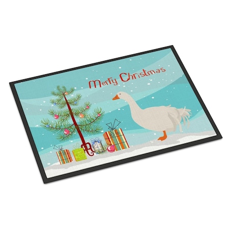 Carolines Treasures Sebastopol Goose Christmas Indoor or Outdoor Mat, 24 x 36 in. BB9269JMAT